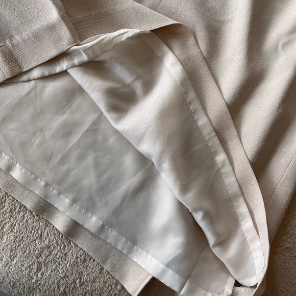 Vintage Addenda by Renown Cream Button Detail Skirt XS/S - Picture 5 of 12